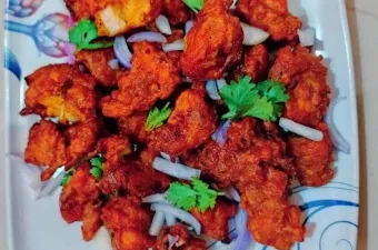 Healthy chicken pakora