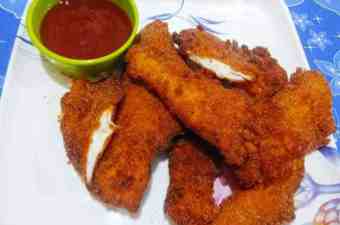 Fried chicken strips