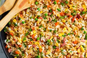 Chicken fried rice in instant pot