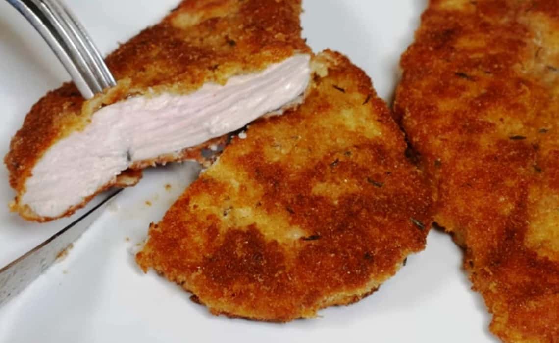 Parmesan Crusted chicken breast
