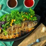 Whole grilled Bluefish recipe
